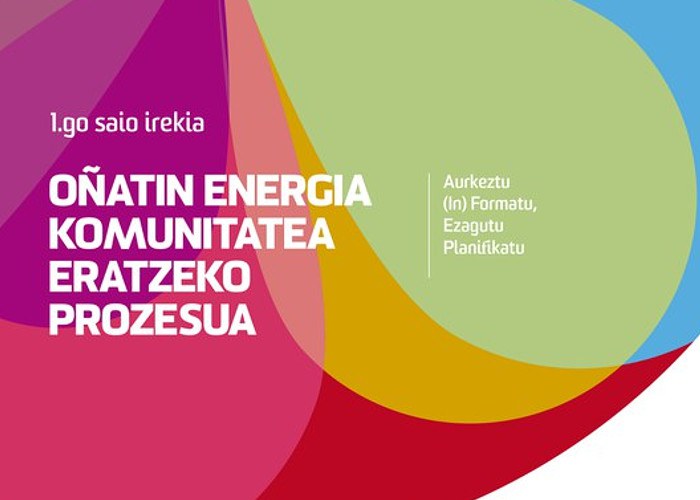 Oñatin energia komunitatea eratzeko prozesua, 1.go saio irekia