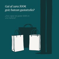 500 euro 3 ordu eta erditan gastatzeko erronka izango dute Txandako lau sarituk, bihar