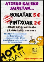 Aita Mari ontziaren hurrengo misiorako bokadilo eta pintxo solidarioak salduko dituzte Hotz Oñatikoek , ostiralean