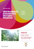 Herritarrek energia-komunitate bat sortzeko prozesua erraztu eta bultzatuko du Udalak