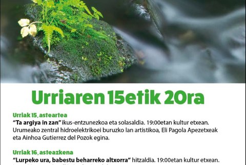 Ibai lagun jardunaldiak burutuko dira astean, erreken garrantziaz sentsibilizatzeko