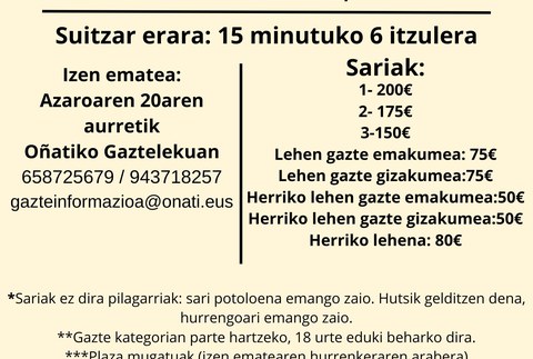 Zabalik dago Gaztelekuko xake txapelketan parte hartzeko izen-ematea