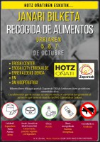 Zaporeak elkartearentzat janari bilketa egingo du Hotz Oñatik datorren astean
